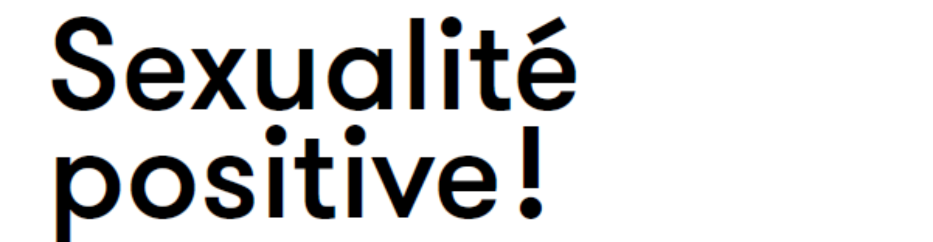 Sexualite positive