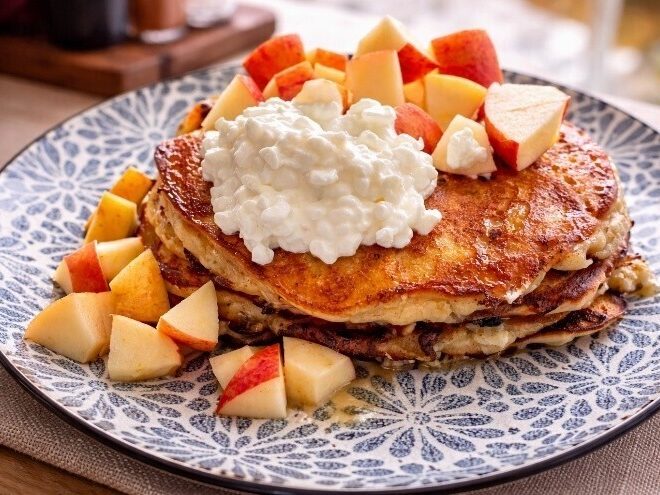 Pancakes proteines cottage cheese