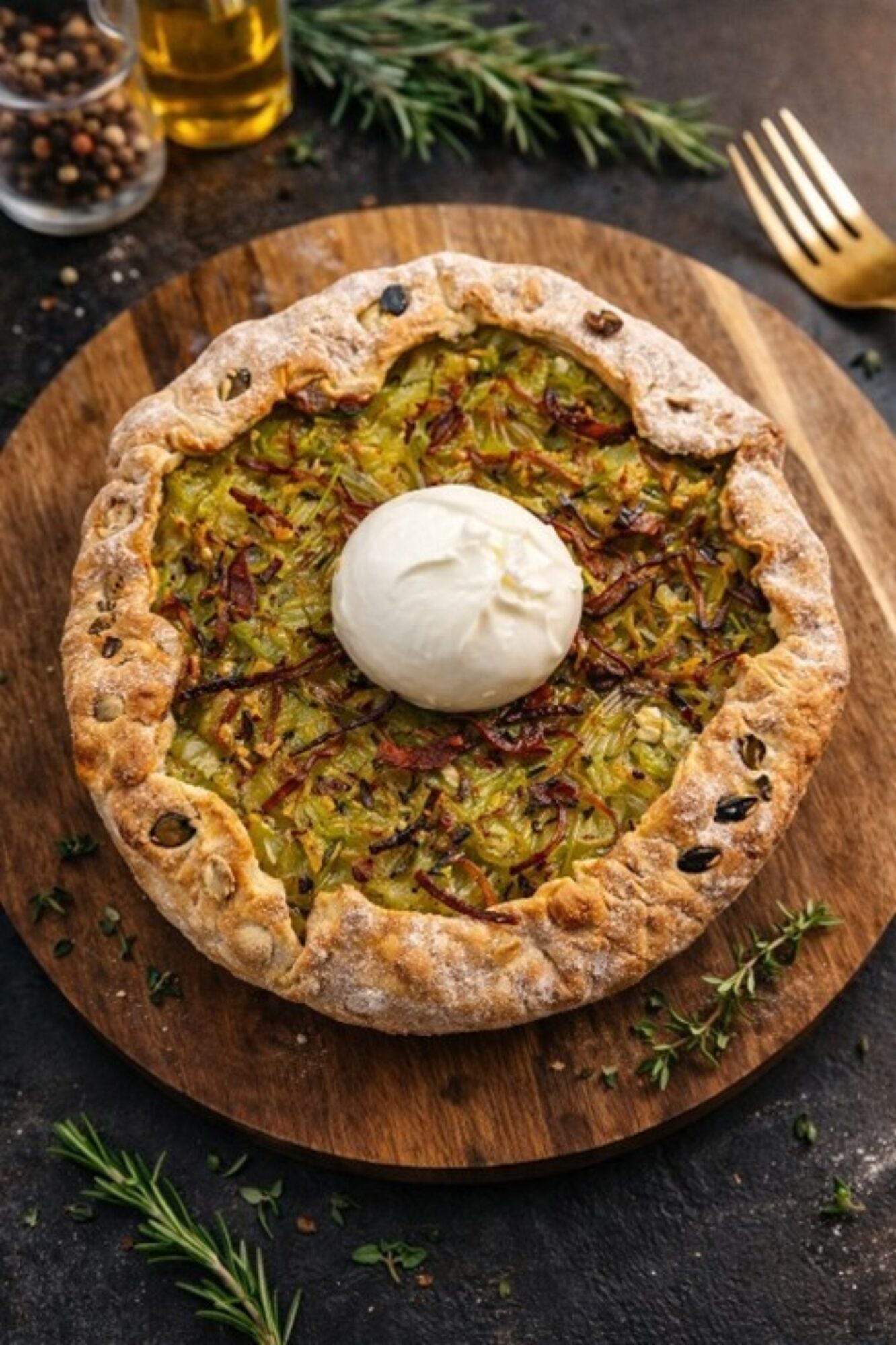 Tarte poireau